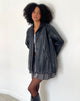 Image de la veste Walta en PU noir