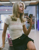Image de Sutin Tee in Buttermilk with Dear Darlings Print