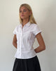 Image de la blouse Wilmot en popeline blanche