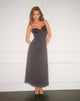 Image de Wilonna Maxi Dress in Basic Polka Black Chiffon