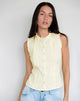 Image de la blouse Yara en popeline Lemon