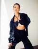 image de Yessa Crop Top in Velvet Navy