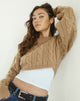 image de Yolanda Knit Jumper in Tan