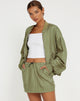 Image de Yuu Shell Jacket in Silver Green