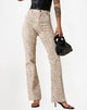 Image de Zoven Flare Trouser in Tonal Zebra