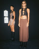 Image de Lassie Midi Skirt in Mesh Brown