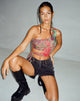 image de Romla Cutout Top in Festival Print