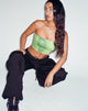 image de Bandira Bandeau Top in Sequin Solarized Green