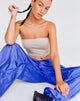 Image du pantalon Chute en bleu cobalt