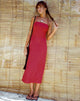 image de Sky Midi Dress in Tango Red