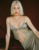 image de Sahira Butterfly Top in Satin Avocado