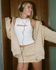 Image de MOTEL X OLIVIA NEILL Top Caena en Rib Star White