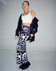 image de Tsuna Maxi Skirt in Mono Doodle Black