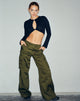 image de Zen Long Sleeve Cut Out Top in Black