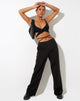 Image de Abner Wide Leg Trouser in Black