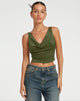Image de Masayo Crop Top in Khaki