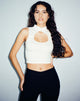 image de Annesley Crop Top in Ivory