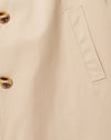 Beige avec doublure à rayures