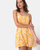 Image de Auvaly Slip Dress in Sunkissed Floral Yellow
