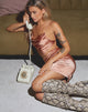 Image de Baila Crop Top in Satin Rose Gold