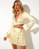 Image de Baina Crop Top in Satin Buttercream