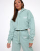 Image de Roky Hoodie en Seafoam Angelo Embro