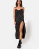Image de Batilia Maxi Dress in Satin Black