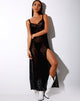 Image de Batis Maxi Dress in Animal Black Net