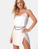Image de la robe Batista en satin Ivoire
