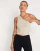 Image de Bay One Shoulder Top in Coconut Milk