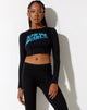 Image de Baye Crop Top in Black Out Of This World