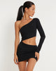Image de la mini robe Belinda en noir