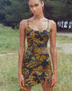 Image de Mini robe Benita en or papillon