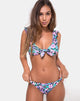 Image de Bev Bikini Top in Illuminated Floral