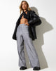 IMAGE DU Pantalon Bian en argent froissé