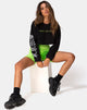 Image du short de vélo en velours Lime