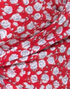Ditsy Rose Rouge et Argent