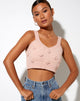 Image de Birra Crop Top in Soft Pink