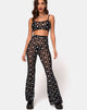 Image de Herlom Flare Trouser in Over the Moon Black with Glitter