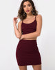 Image de Kimmy Bodycon Skirt in Burgundy
