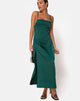 Image de Bonita Maxi Dress in Satin Forest Green