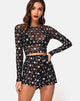 Image de Boris Short en Over the Moon Noir avec paillettes