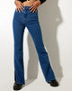 Image de Split Bootleg Jeans in Mid Wash