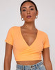 Image de Bria Top in Rib Cantaloupe