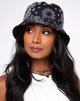 Image de Bucket Hat en Bandana Noir Placement