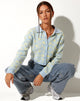 Image de Bufo Cardigan en Baby Shroom Bleu et Jaune