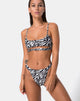 Image de Bulvya Bikini Top in Mini Zebra