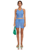 image de MOTEL X BARBARA Gatik Mini jupe en bleu