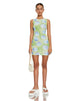 Image de MOTEL X BARBARA Gele Bodycon Dress in Neon Brushstroke Floral