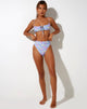 Image de CARMESON BIKINI BOTTOM WASHED OUT PASTEL FLORAL